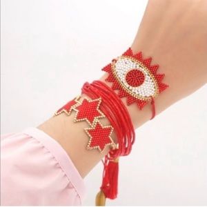 Evil Eye Beaded Bracelet- Turkish - New. Nonsmoking home.